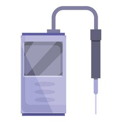 Ph meter acid icon. Cartoon of Ph meter acid vector icon for web design isolated on white background