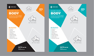  Fitness Gym Flyer Template 
