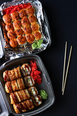 two servings of rolls