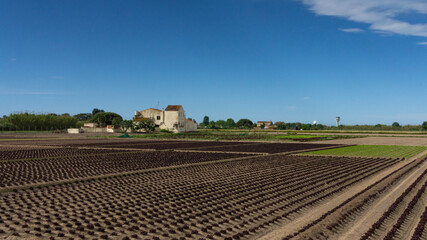 agriculture farm on the outskirts of barcelona