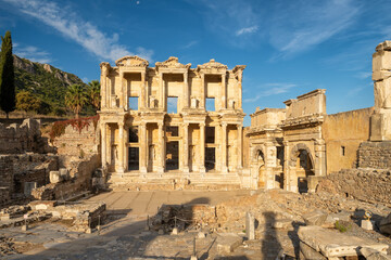 Celsus Library in ancient city Ephesus, Turkey