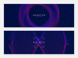 Abstract tech visuals. Digital technology