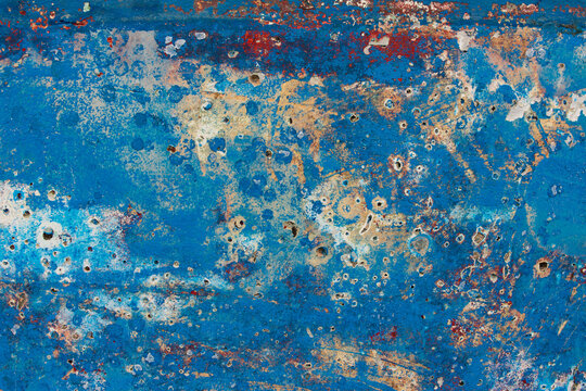 Rusted boat texture