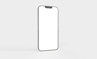 realistic smartphone template mockup for user experience presentation. Stylish concept design for websites, applications and landing pages.