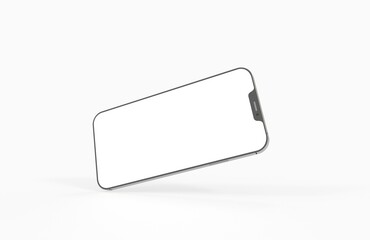 phone 3d illustration mockup smartphone isolated.