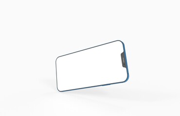 realistic smartphone template mockup for user experience presentation. Stylish concept design for websites, applications and landing pages. 3d