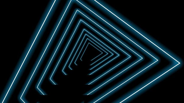 Les n&eacute;ons bleu et rouge avec un effet fa&ccedil;on 3D