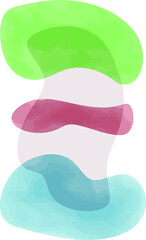 Abstract creative minimalistic hand draw for wall decoration, postcard or brochure cover design. Vector EPS 10.