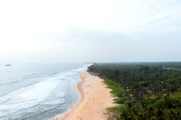 Mesmerizing view of a beautiful seascape under a cloudy sky