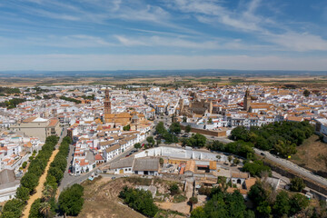 Fototapeta na wymiar vista del centro monumental del municipio de Carmona, Andalucía