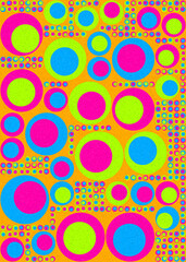 Fototapeta premium Abstract Geometric Pattern generative computational art illustration