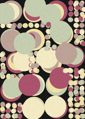 Abstract Geometric Pattern generative computational art illustration