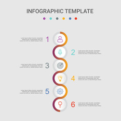 Presentation business infographic template. Vector illustration.