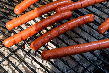 Grilling Hotdogs