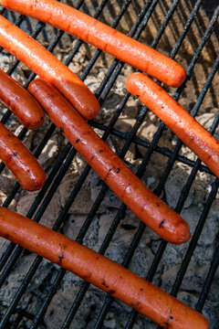 Grilling Hotdogs