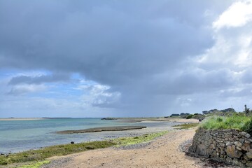 Beautiful seascape in Brittany