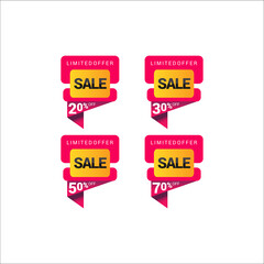 Sale banner template design  Vector illustration.