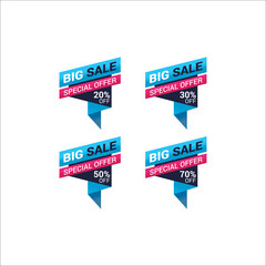 Sale banner template design  Vector illustration.