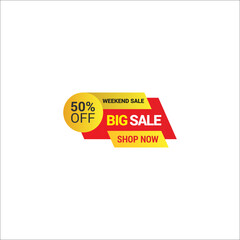 Sale banner template design  Vector illustration.