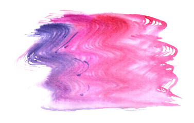 Pink and violet watercolour background