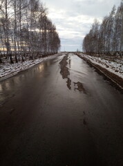 river in winter