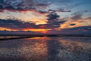 Sonnenuntergang Nordsee