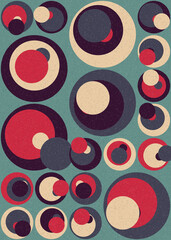 Abstract Geometric Pattern generative computational art illustration