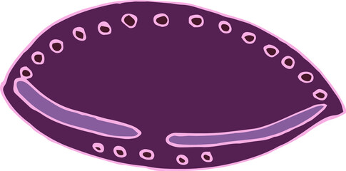 seashell sea vector isolated hand drawing sketch pink