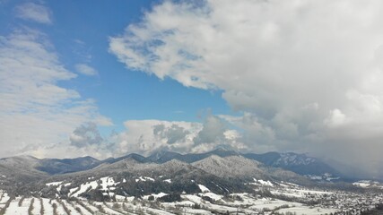 Landschaft in Bayern, Isarwinkel, Brauneck in Lenggries, 
der Voralpenraum