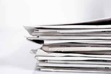 stack of newspapers - 434188756