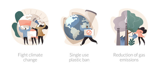 Public school abstract concept vector illustrations.