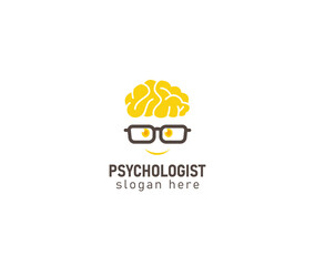 Psychologist geek logo