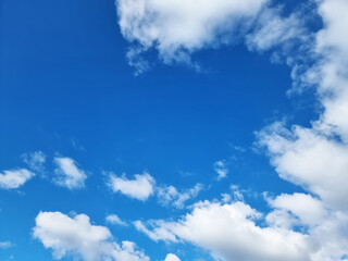 Obraz na płótnie Canvas Blue sky and clouds. Nature.