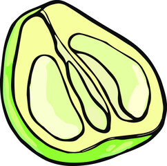 illustration of an apple