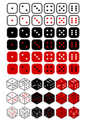 Dice Icons Sets