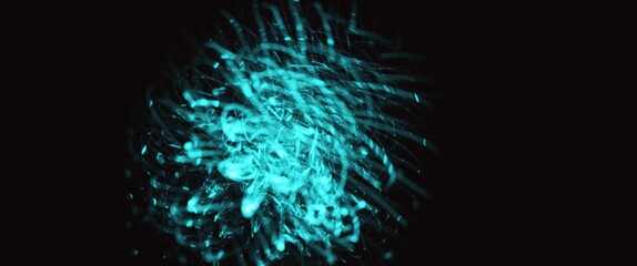 abstract blue light
