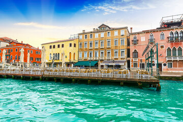 Along the canals of Venice