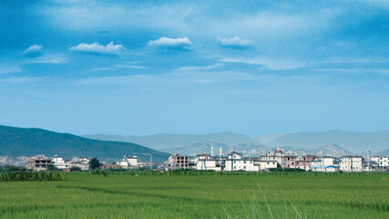 Fototapeta na wymiar A village in Yunnan
