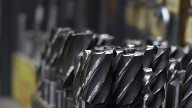 a set of drills for metal processing refocus defocus