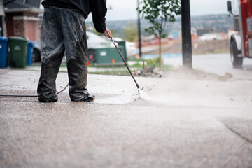 exposed aggregate driveway 