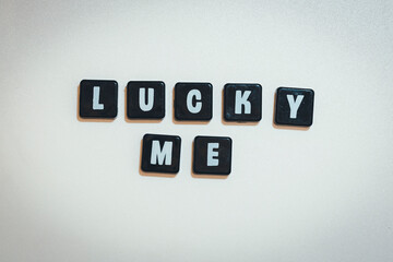 Letter Tiles - Lucky Me