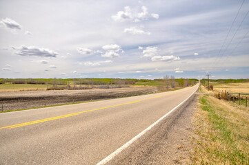 Highways in rural Alberta