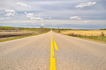 Highways in rural Alberta