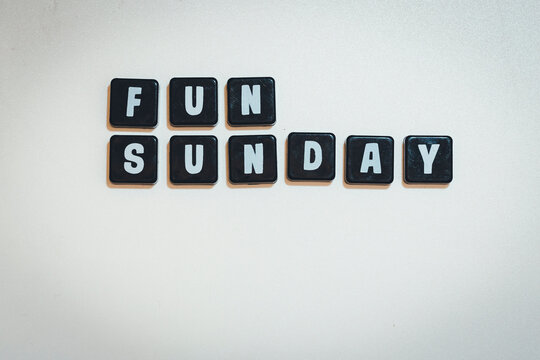 Letter Tiles - Sunday Funday
