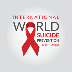 International world suicide prevention day template