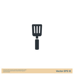 spatula icon vector illustration logo template
