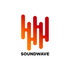 Obraz premium sound logo design with geometry