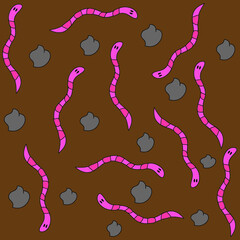 earthworms-pattern
