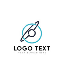 O initial creative vector logo template