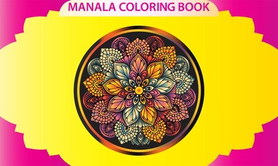 Mandala vector for art, coloring book, zendoodle. Hand drawn round zentangle for coloring book pages, mandala design. Coloring mandala: invitation, t-shirt print, wedding card, scrapbooking and tattoo